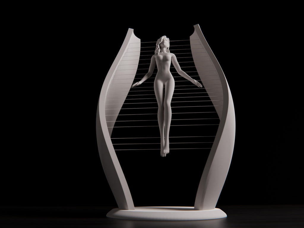 Woman String Art Sculpture