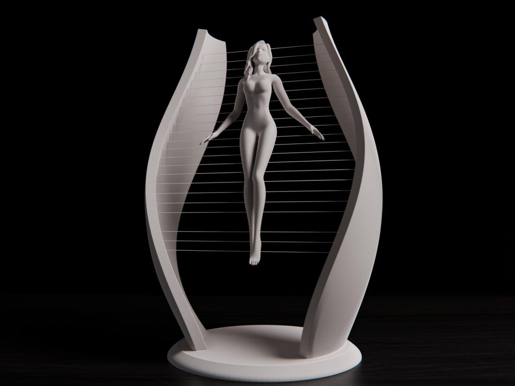 Woman String Art Sculpture