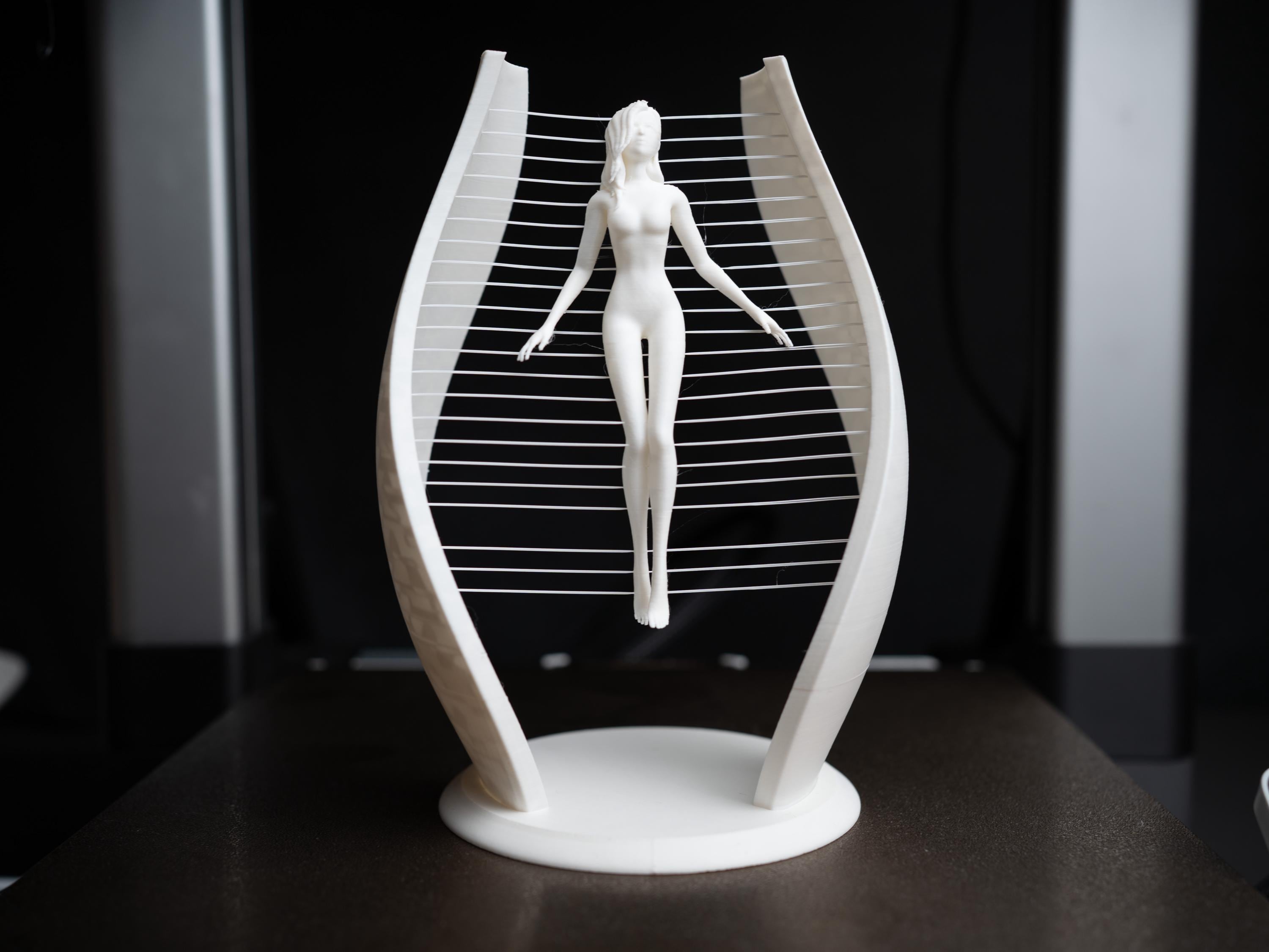 Woman String Art Sculpture