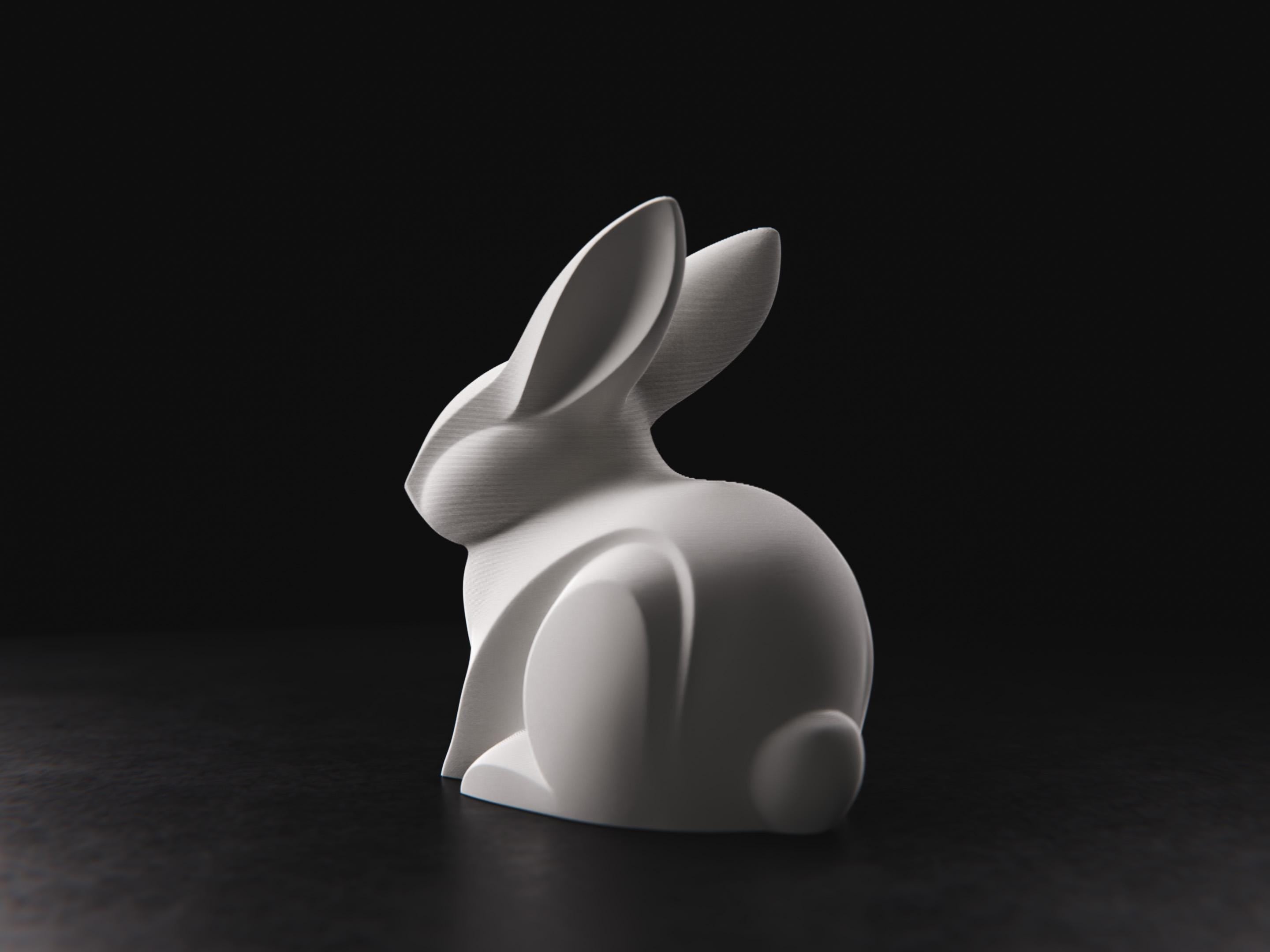 Minimalist Bunny Sculpture