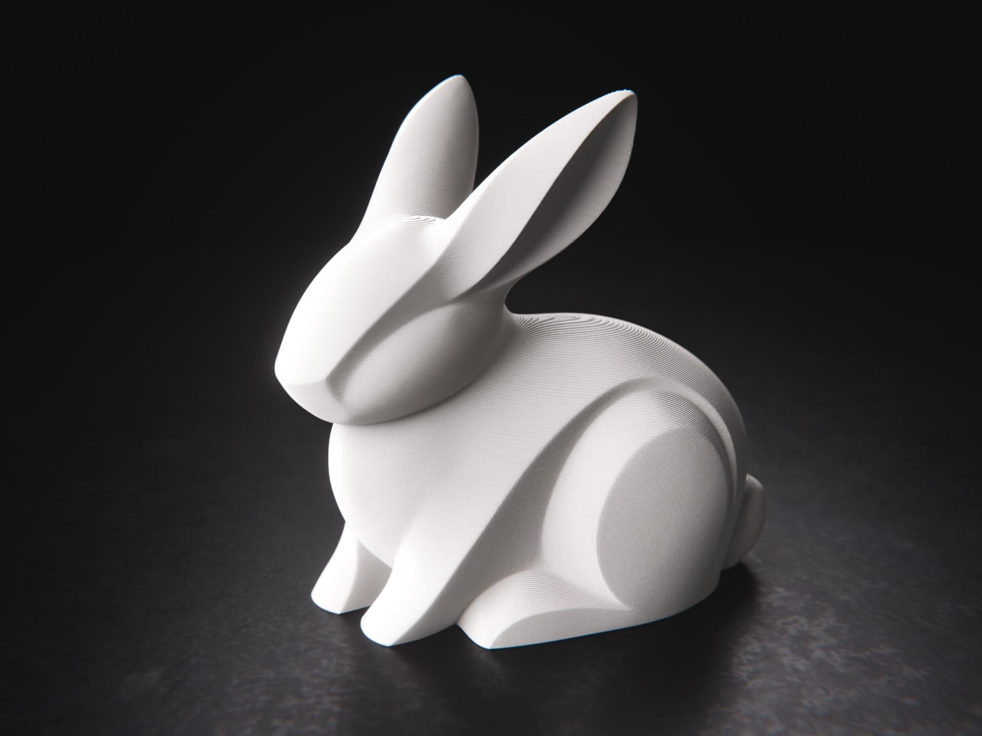 Minimalist Bunny Sculpture