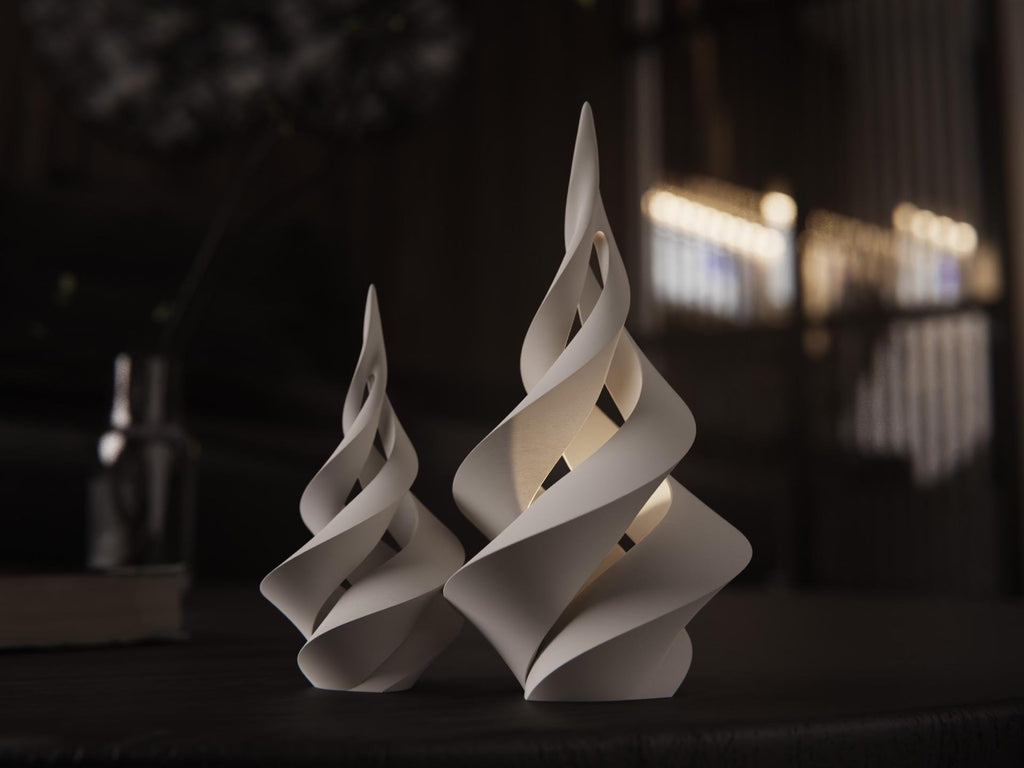 Spiral Christmas Tree Lantern
