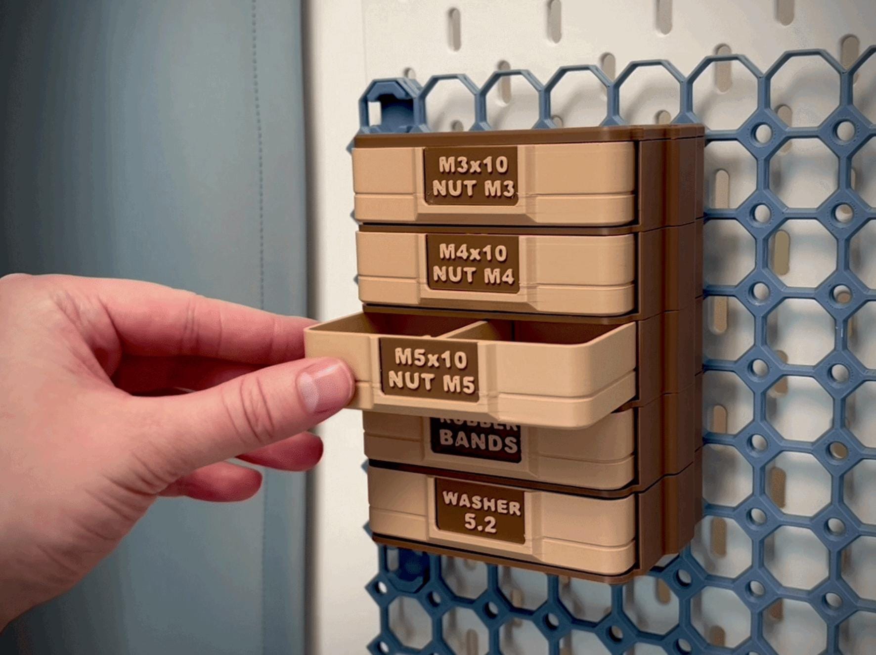 Modular Push Drawer Organizer