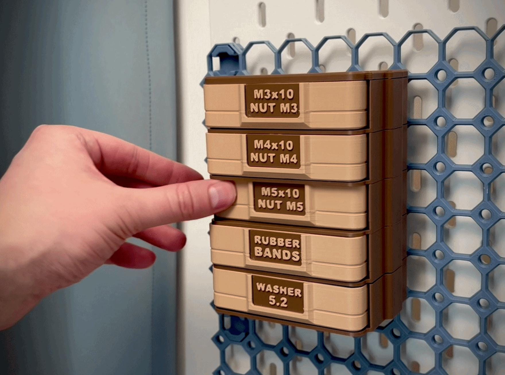 Modular Push Drawer Organizer