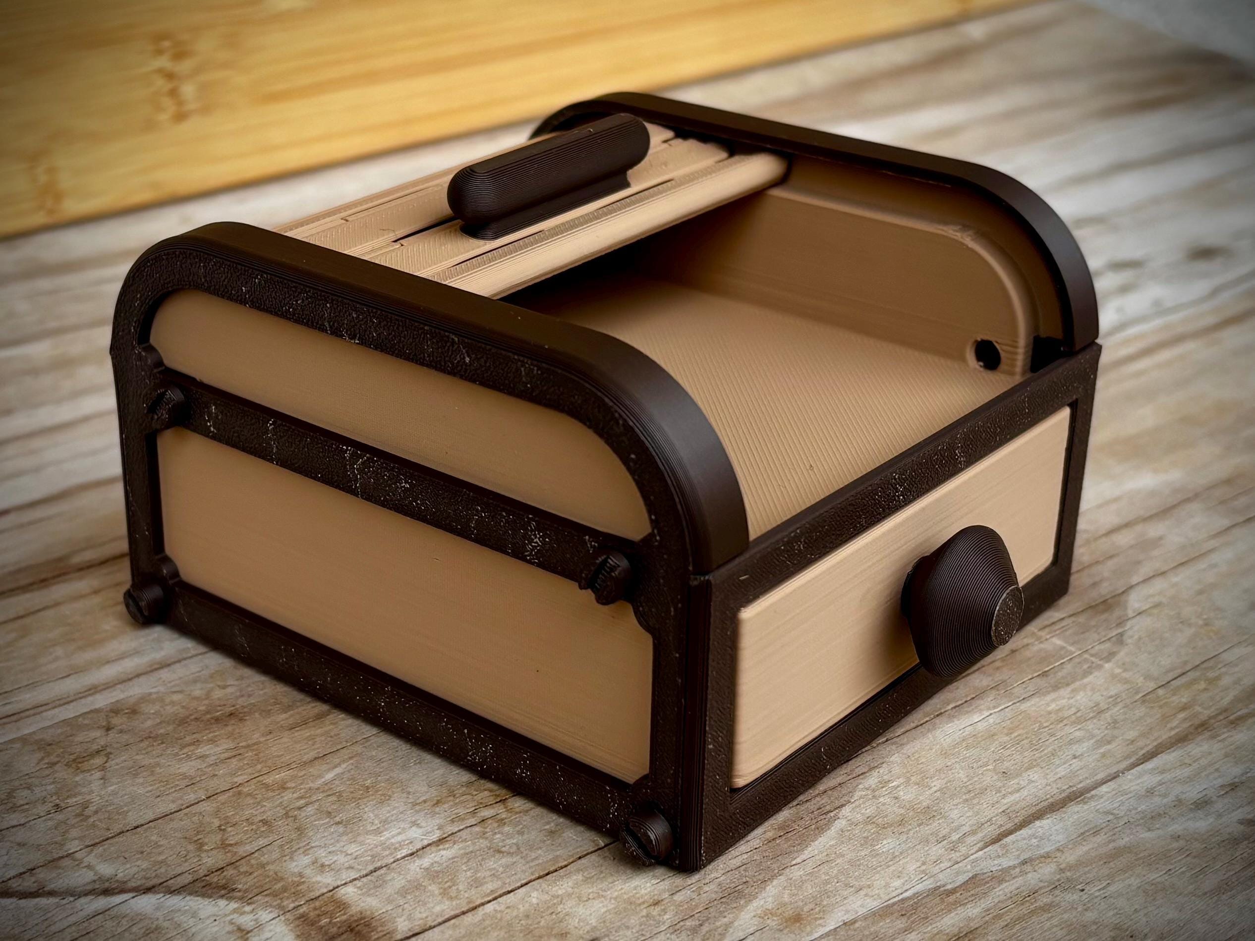 Tambour Box with Separate Opening