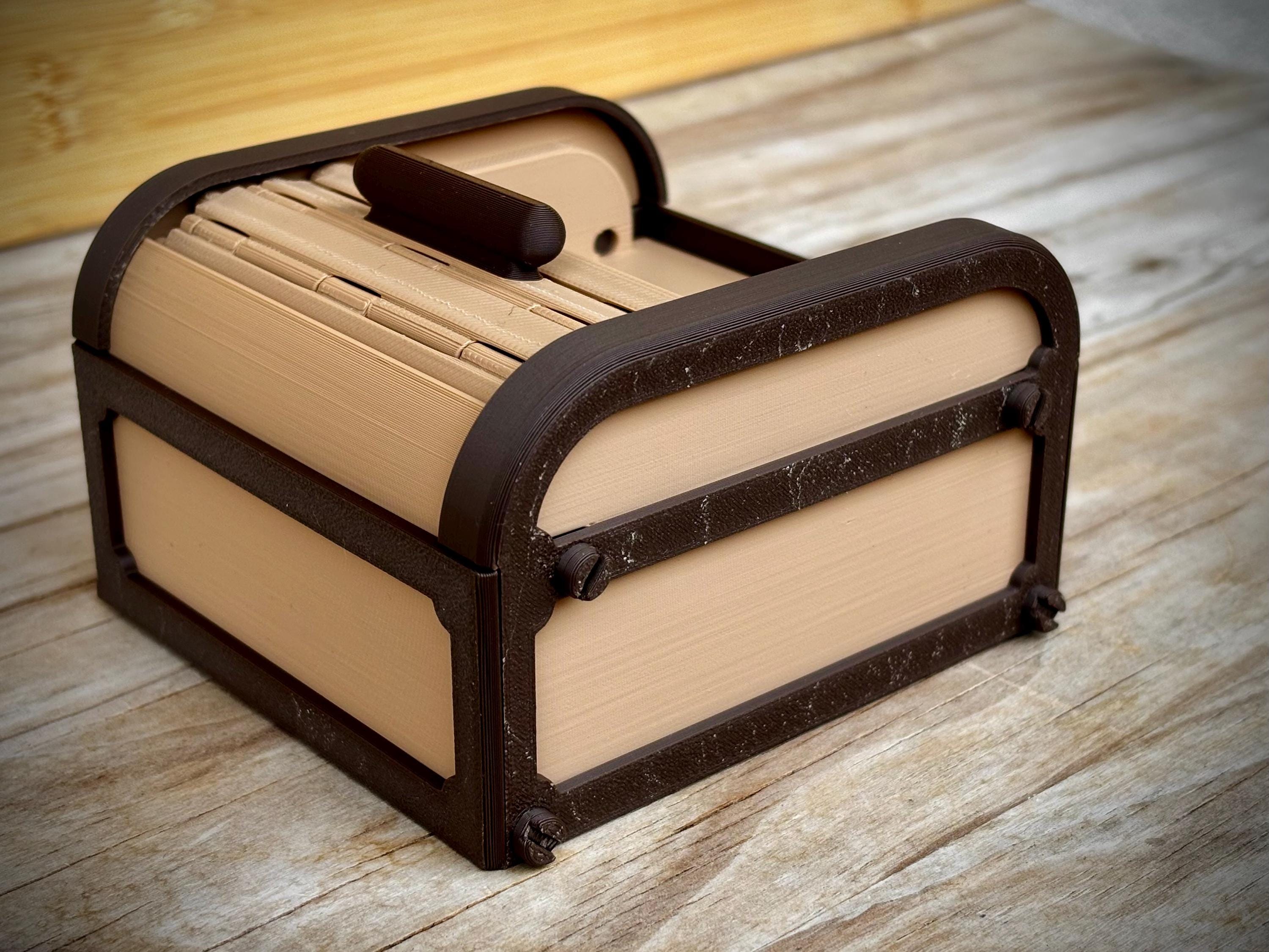 Tambour Box with Separate Opening