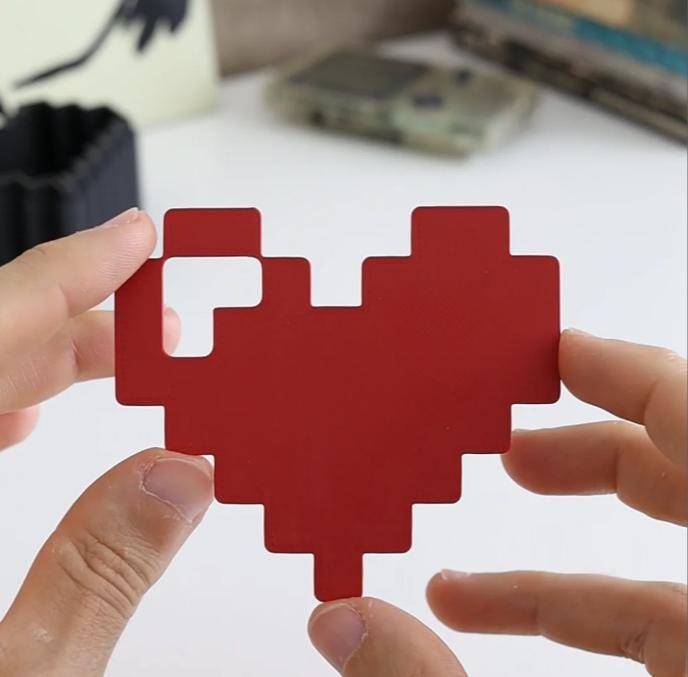 Pixel Heart Box, Valentine's Gift Box