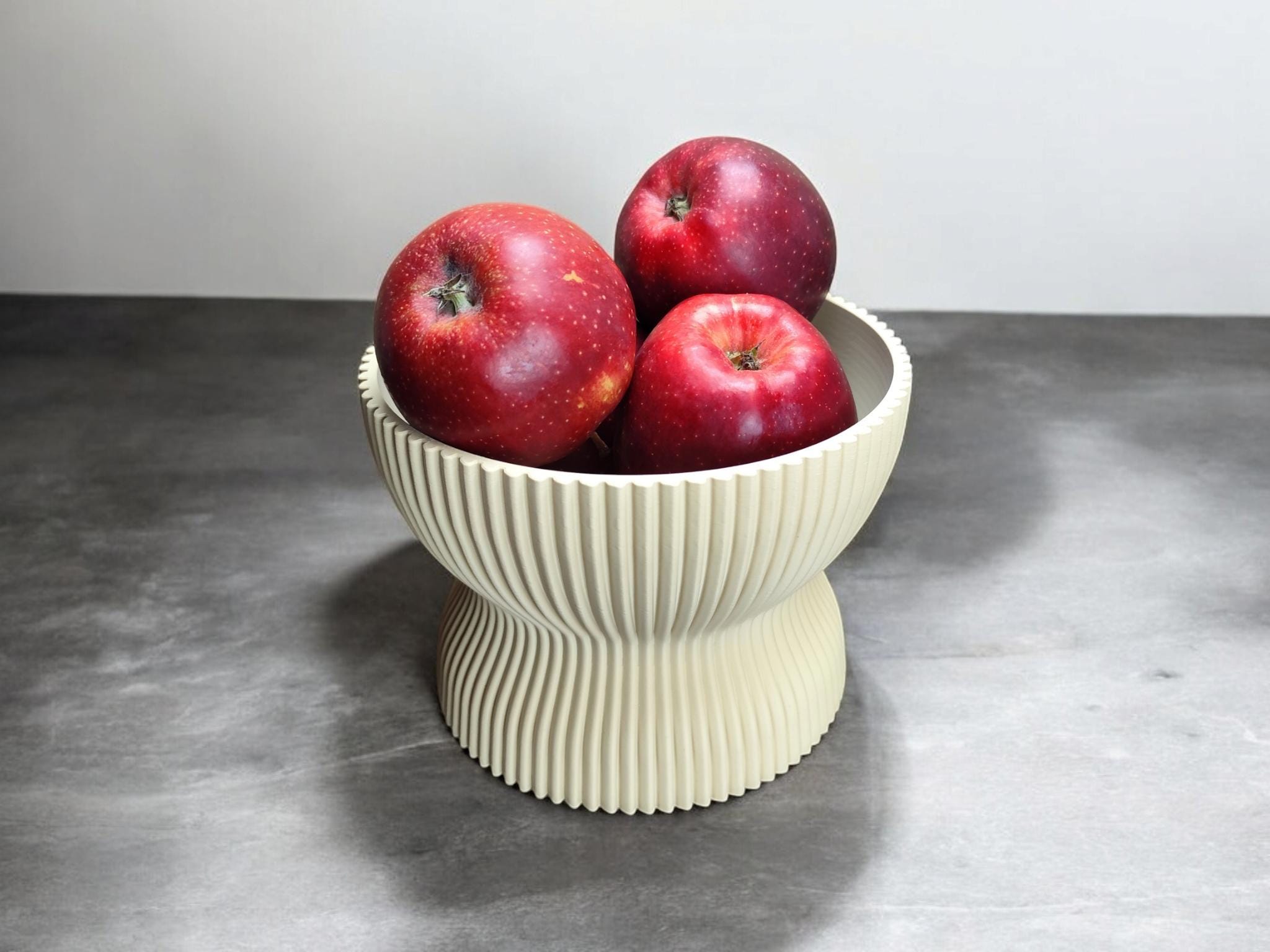 Ribbed Double Bowl