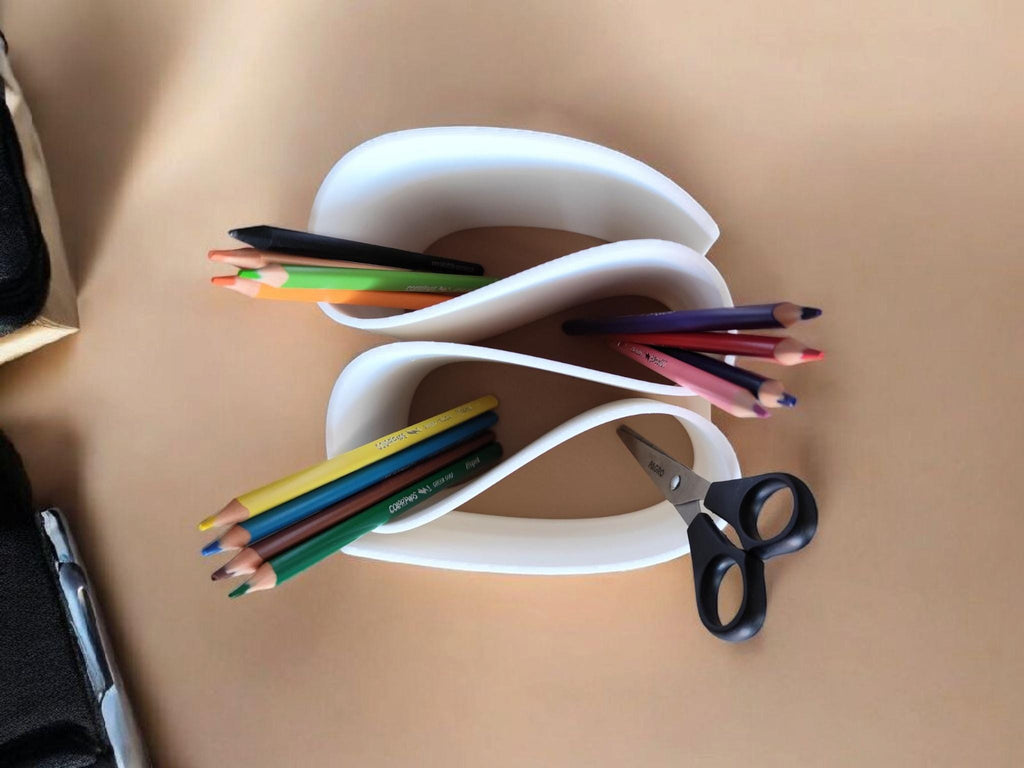 Modern Curved Desk Organizer