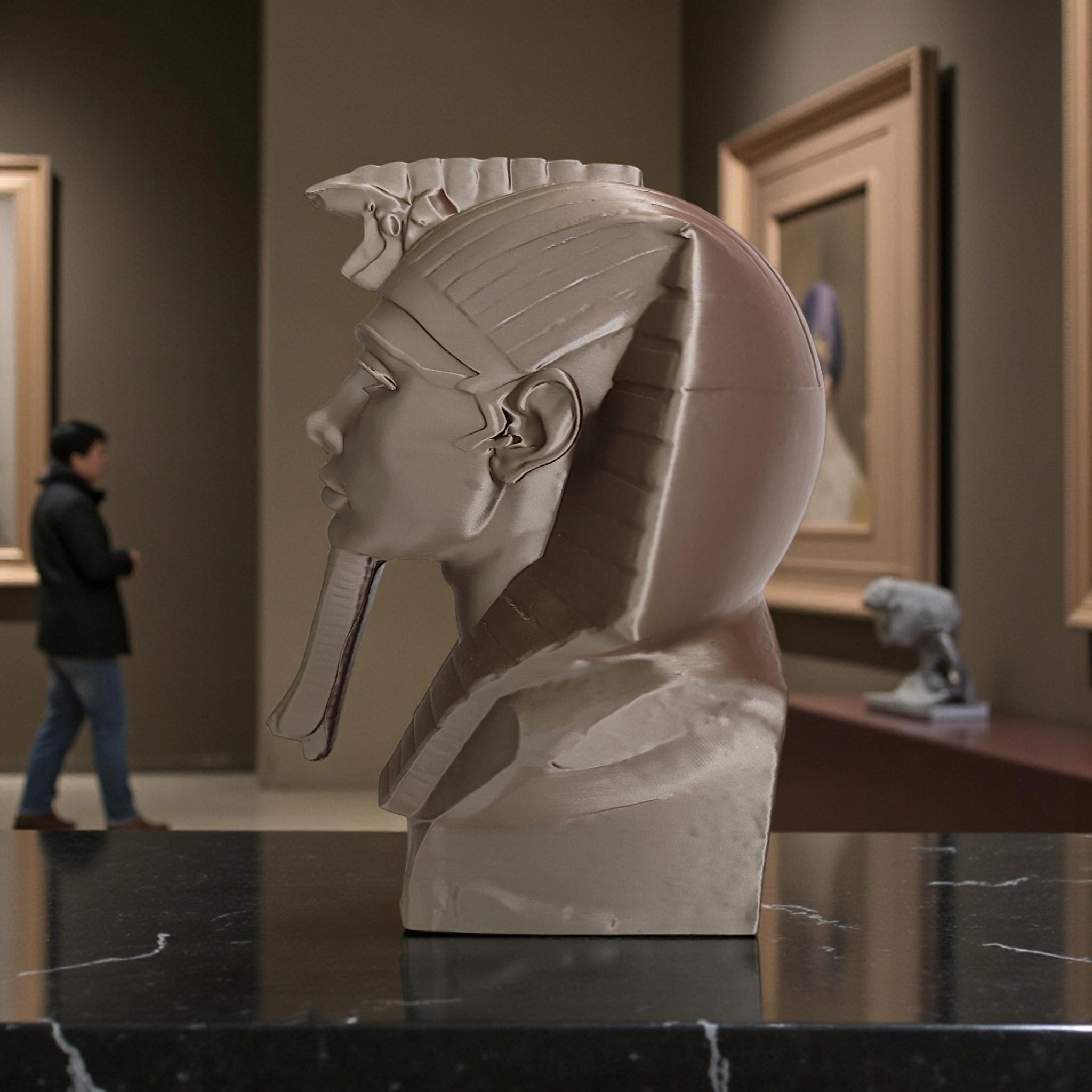 Pharaoh Bust Sculpture