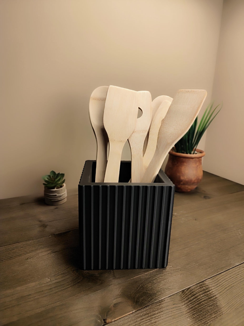 Modern Square Utensil Holder