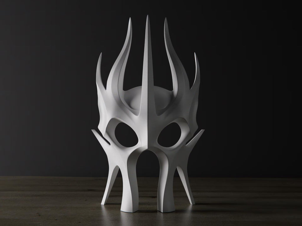 Abstract Mask Sculpture