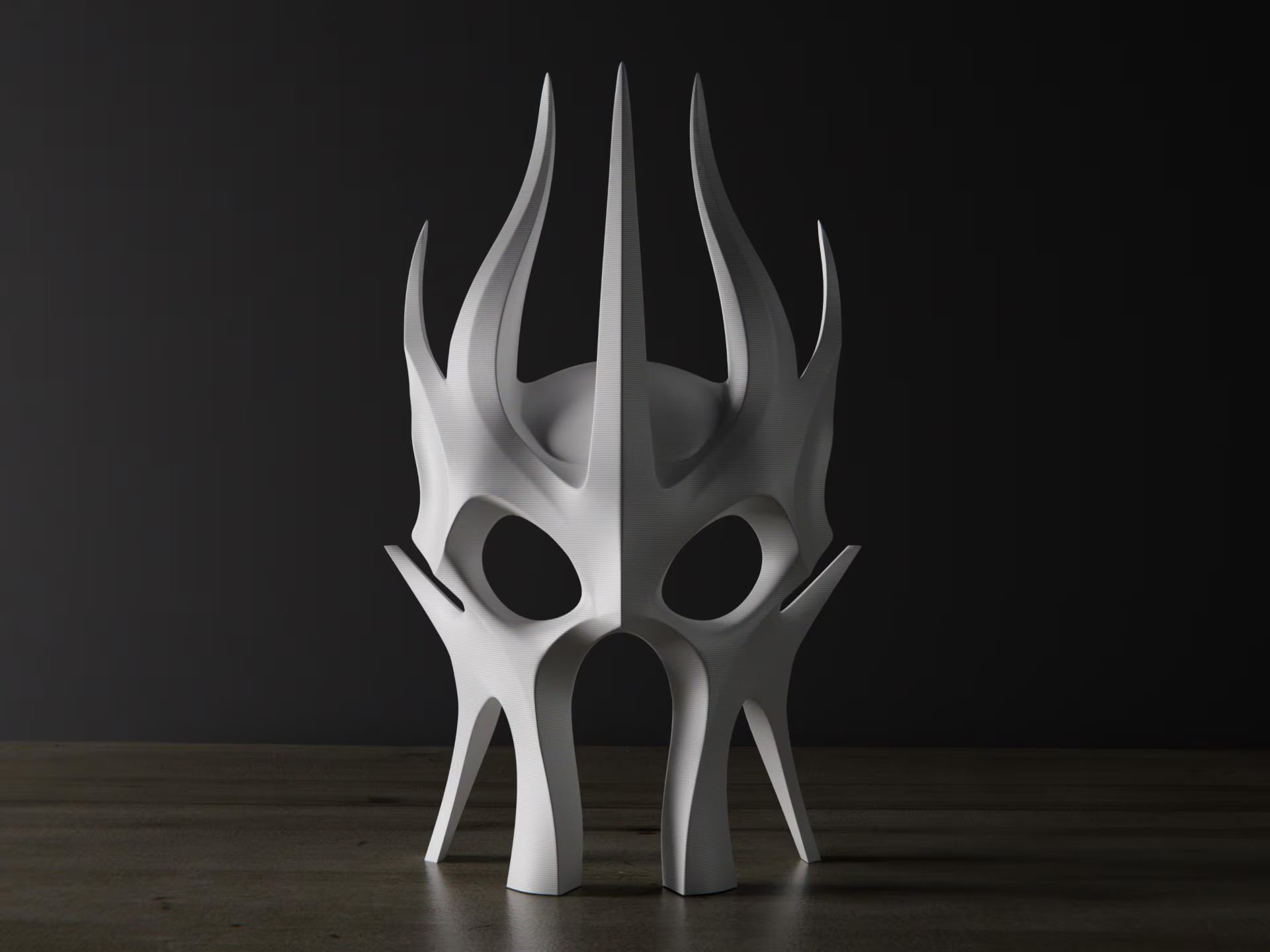 Abstract Mask Sculpture