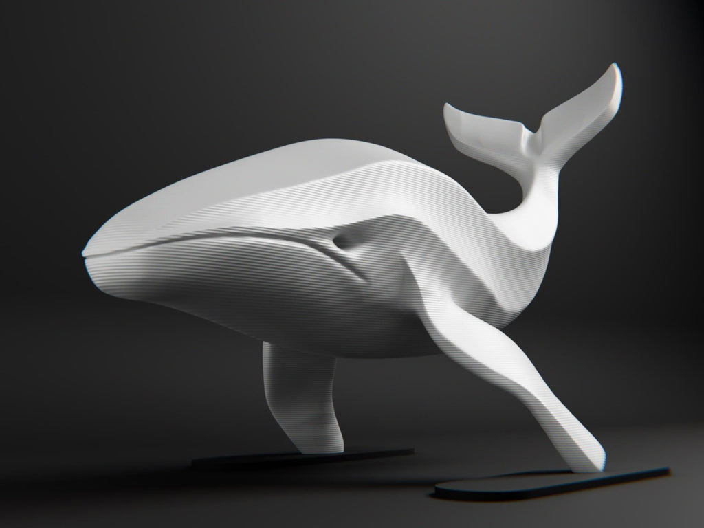 Modern Whale Sculpture