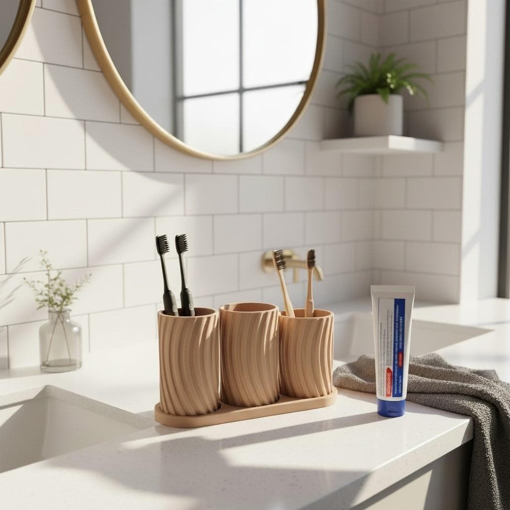 3D Printed Toothbrush Holder Set