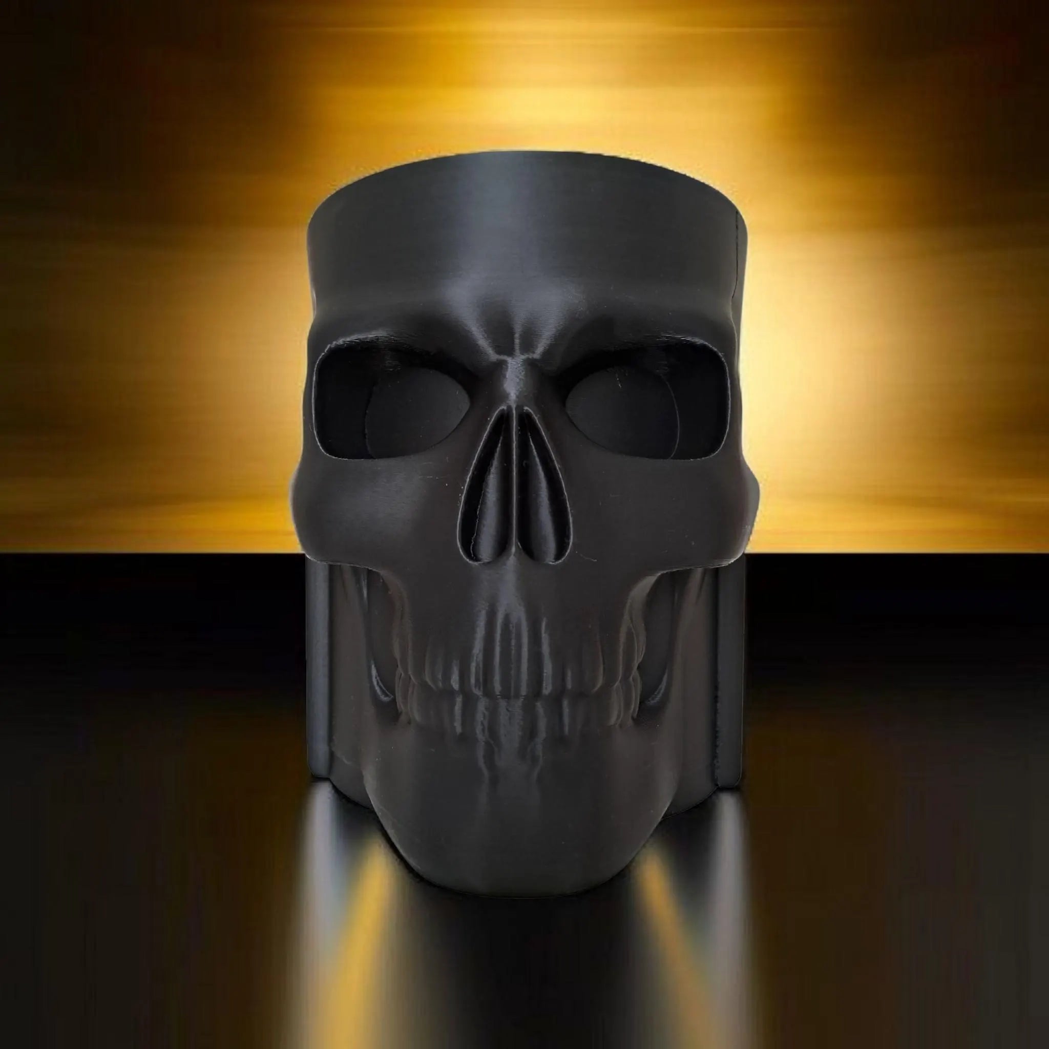 Skull Whiskey Bottle Holder