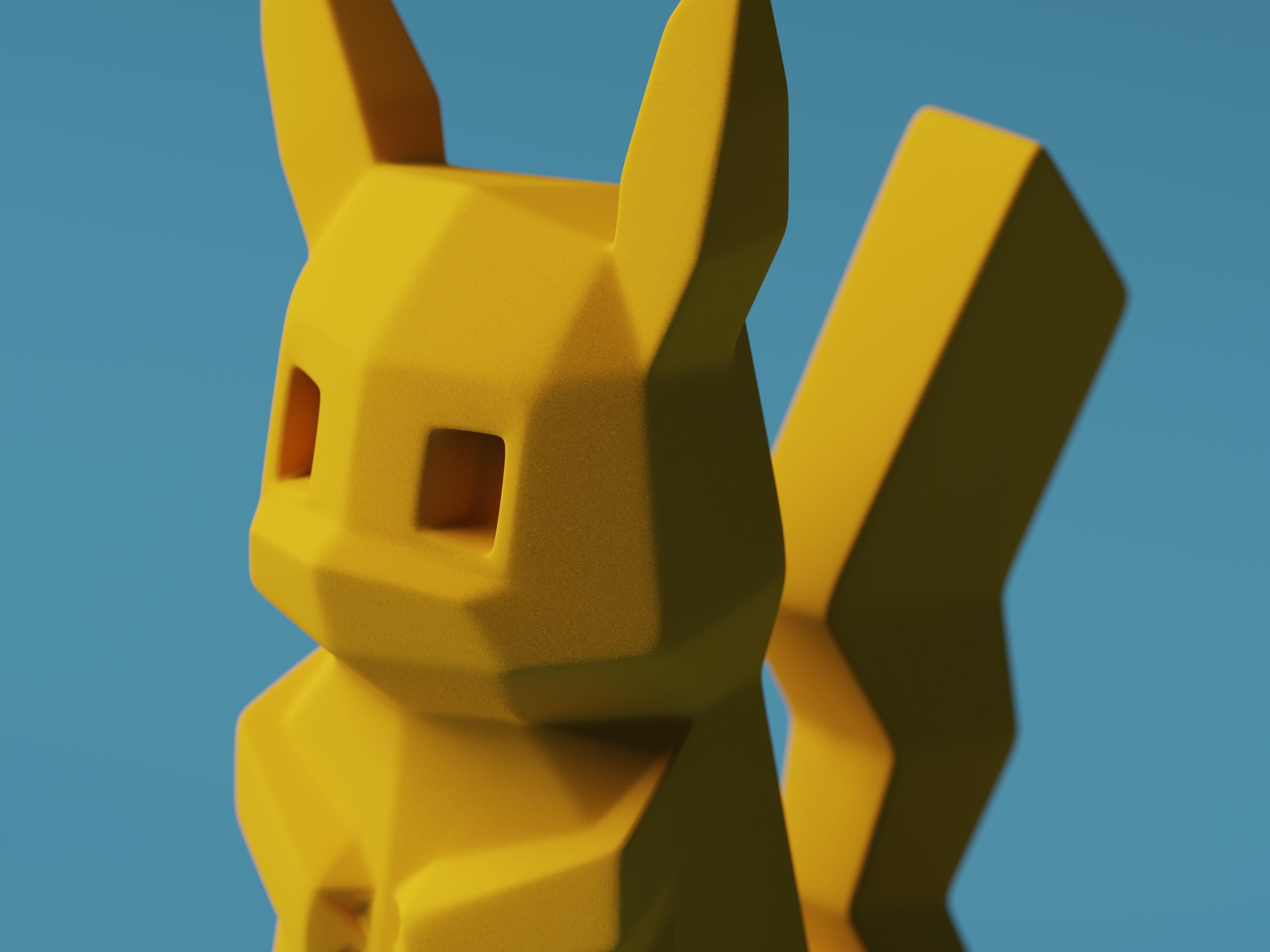Low Poly Pikachu, Pokemon