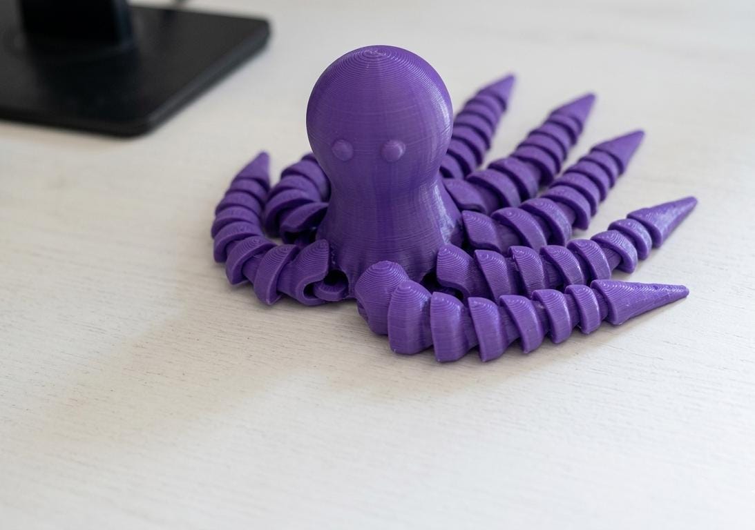 Articulated Octopus Fidget Toy Set