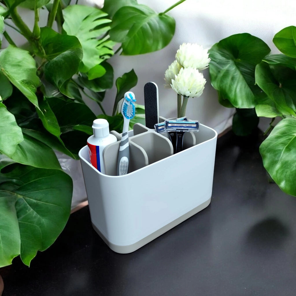 Two-Tone Bathroom Organizer