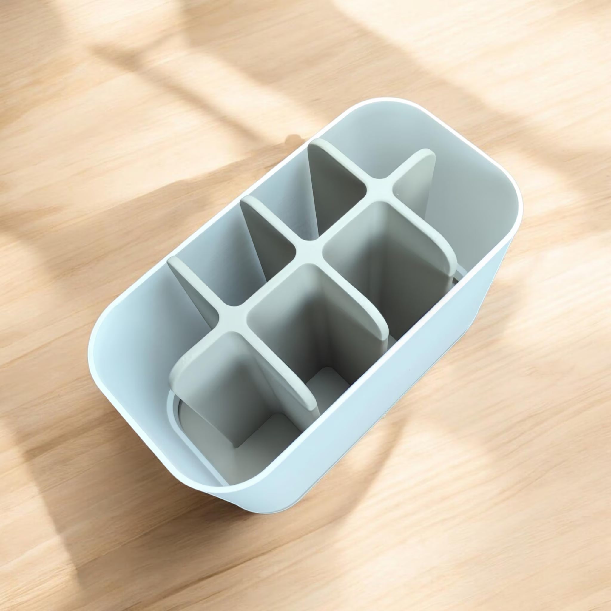 Two-Tone Bathroom Organizer