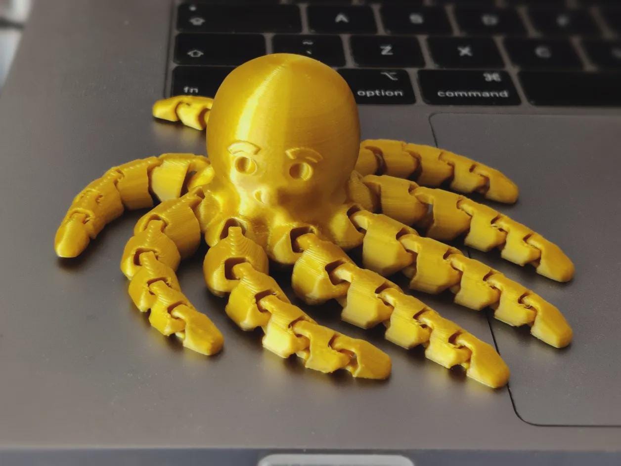 Articulated Octopus Toy Set