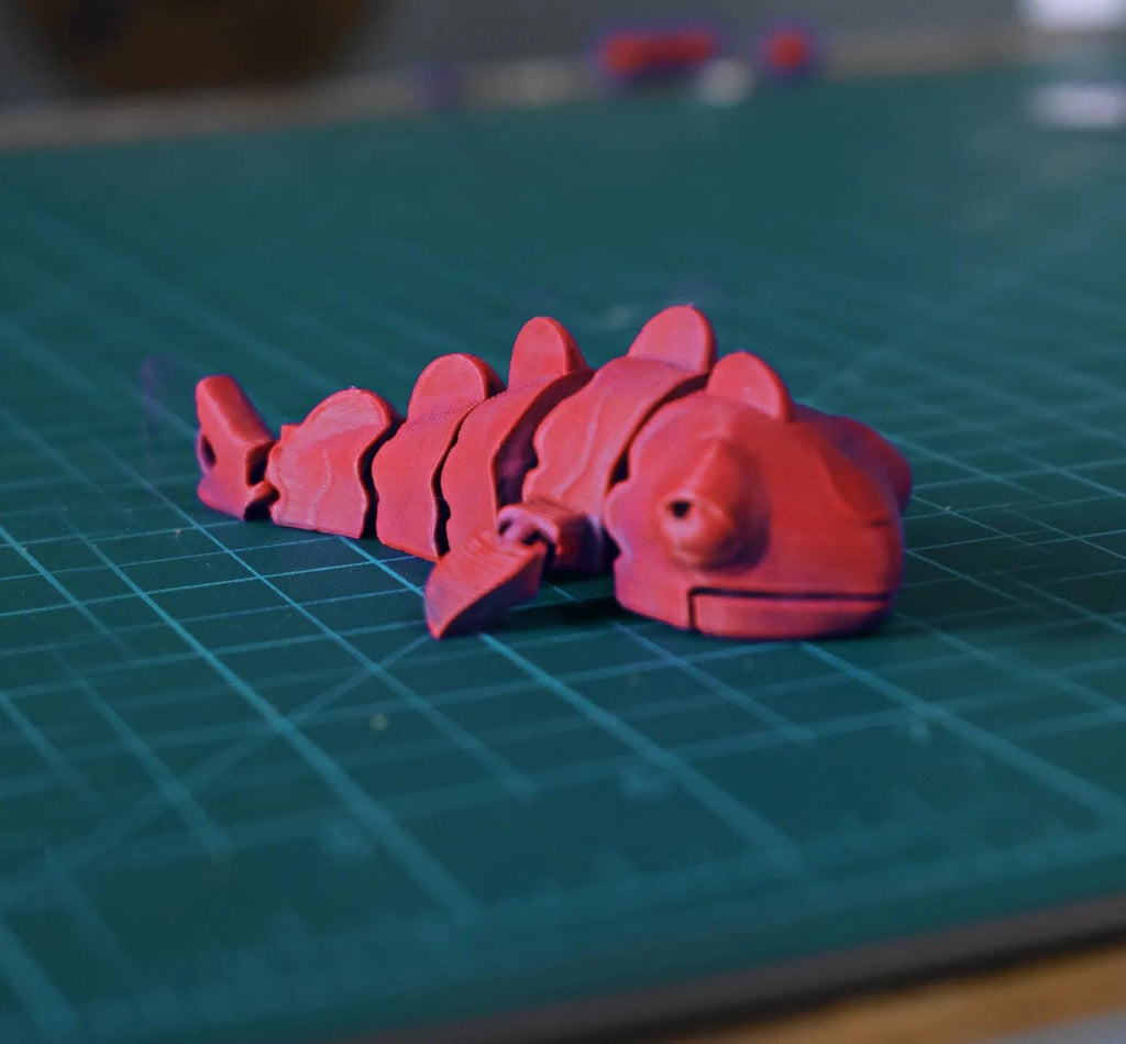 Articulated Fish Keychain Set