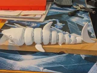 Articulated Shark Fidget Toy Set
