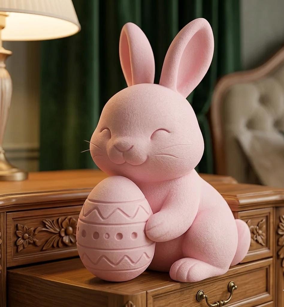 Easter Bunny Sculpture