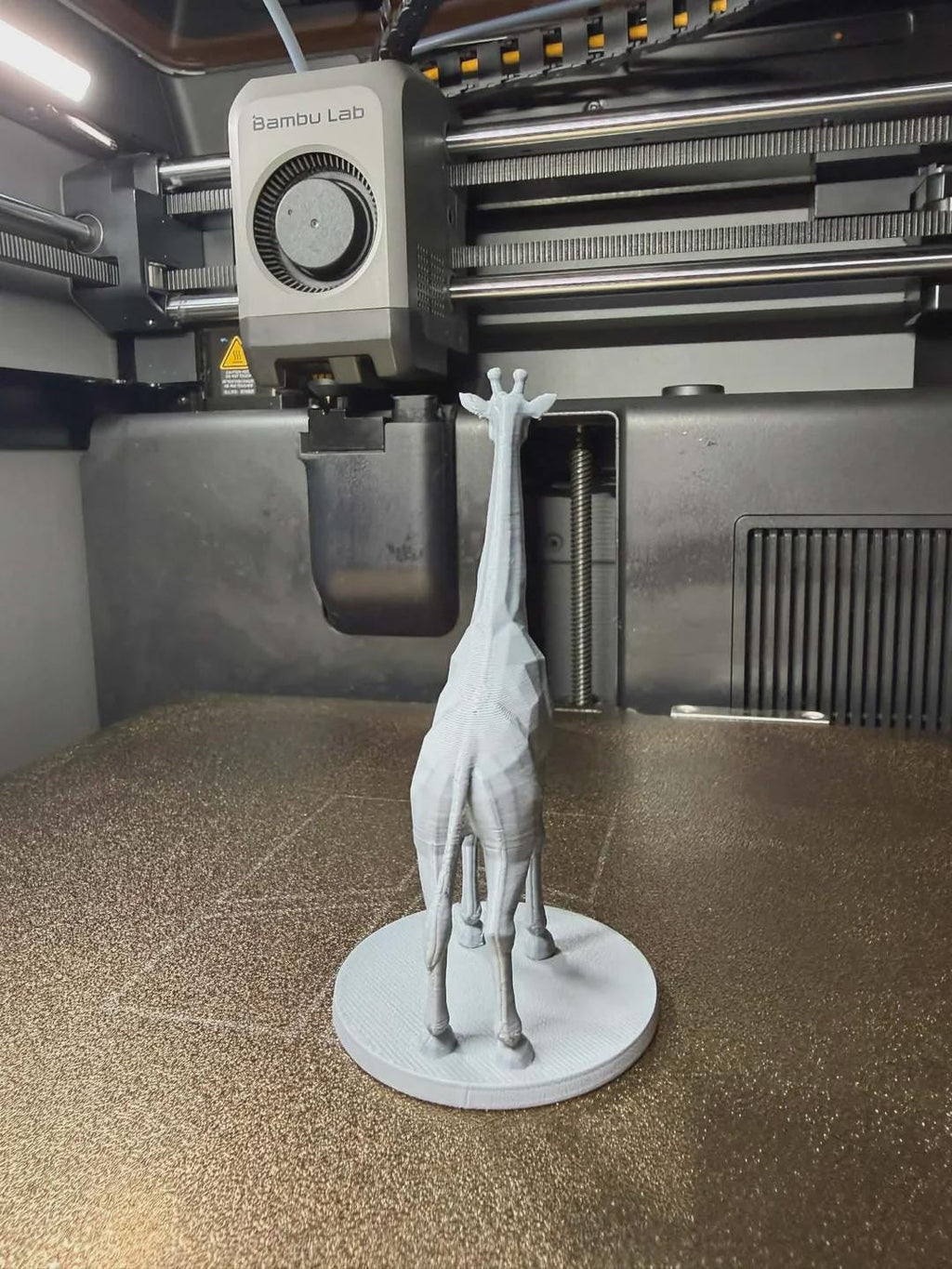 Low Poly Giraffe Sculpture