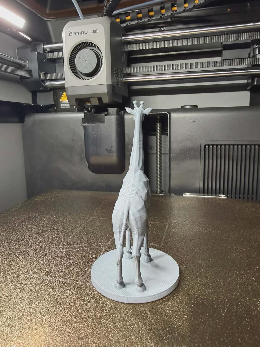 Low Poly Giraffe Sculpture