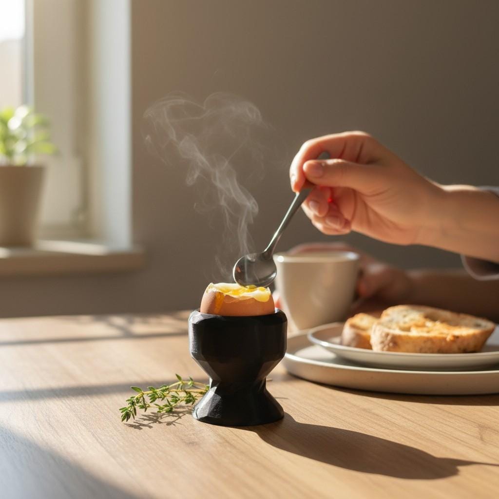 Low Poly Egg Cup Holder
