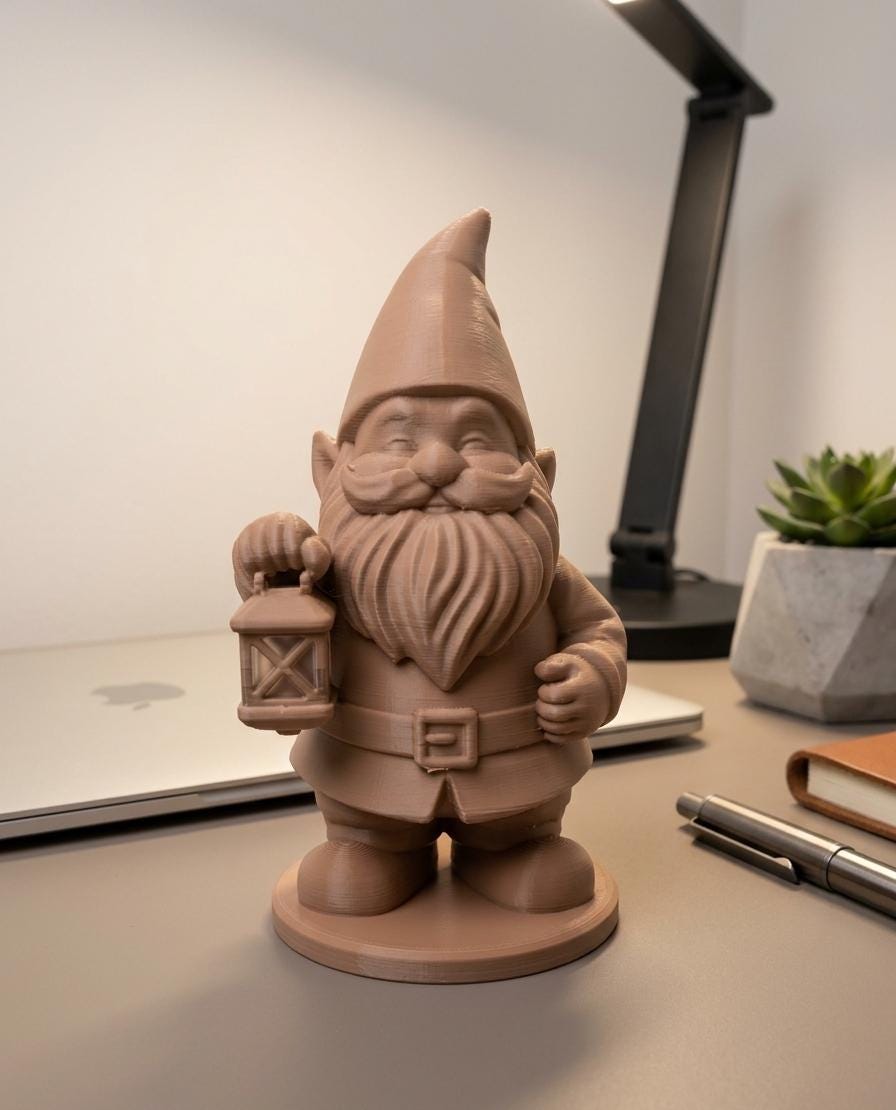 Cozy Lantern Gnome