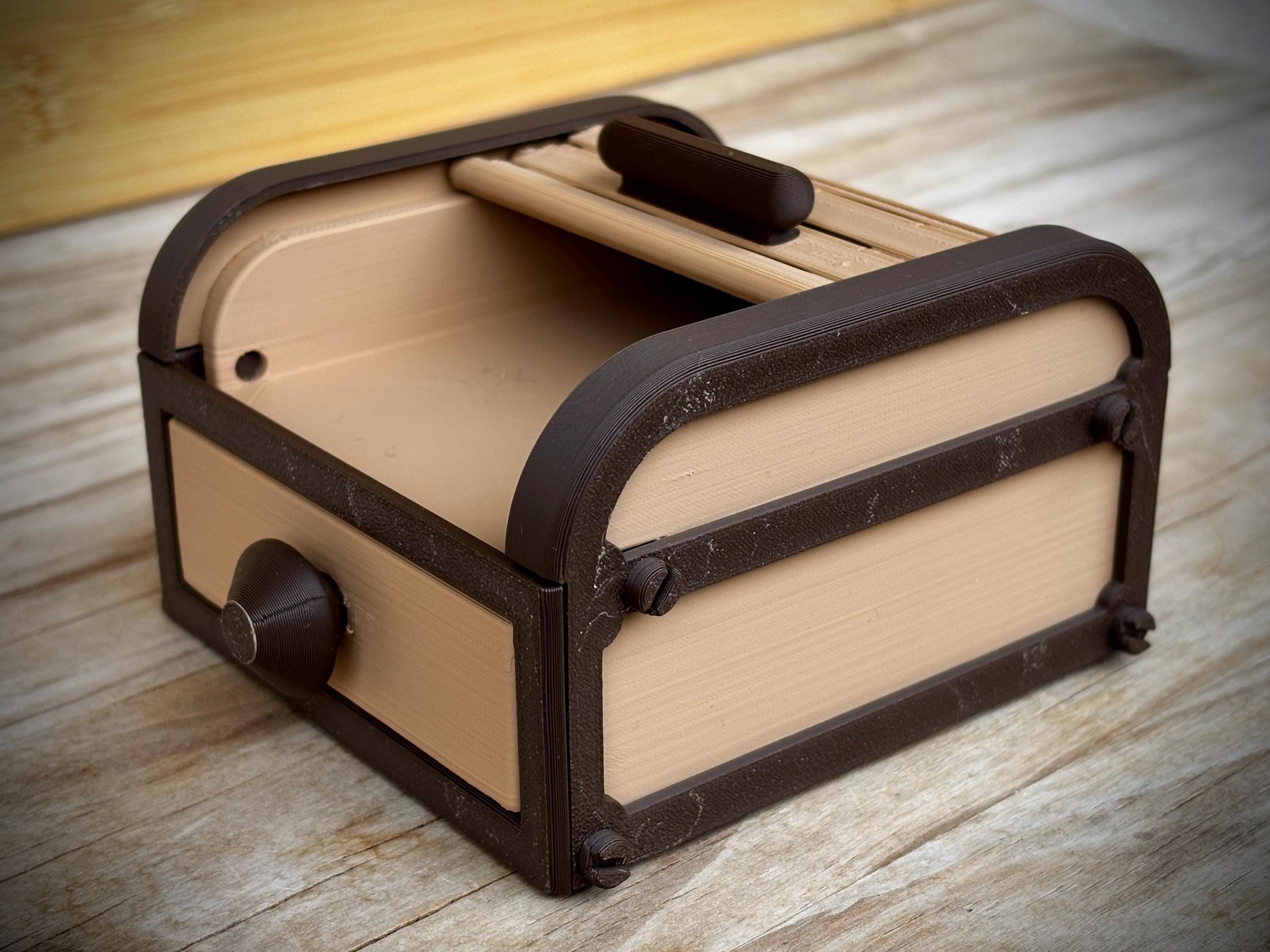 Tambour Box with Separate Opening