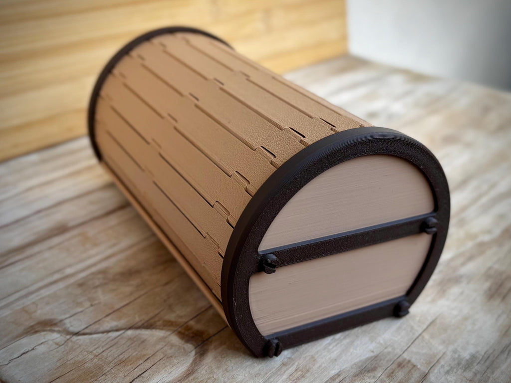 Cylinder Tambour Box
