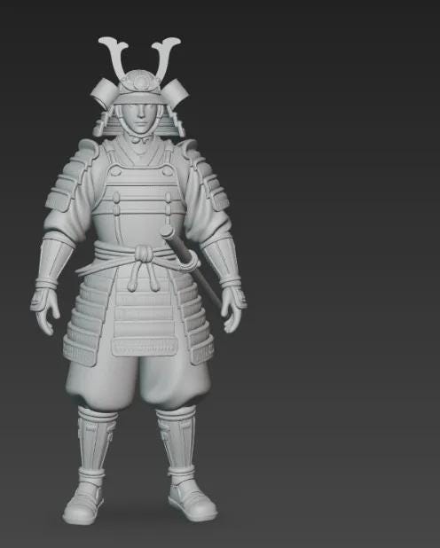 Samurai Warrior Statue