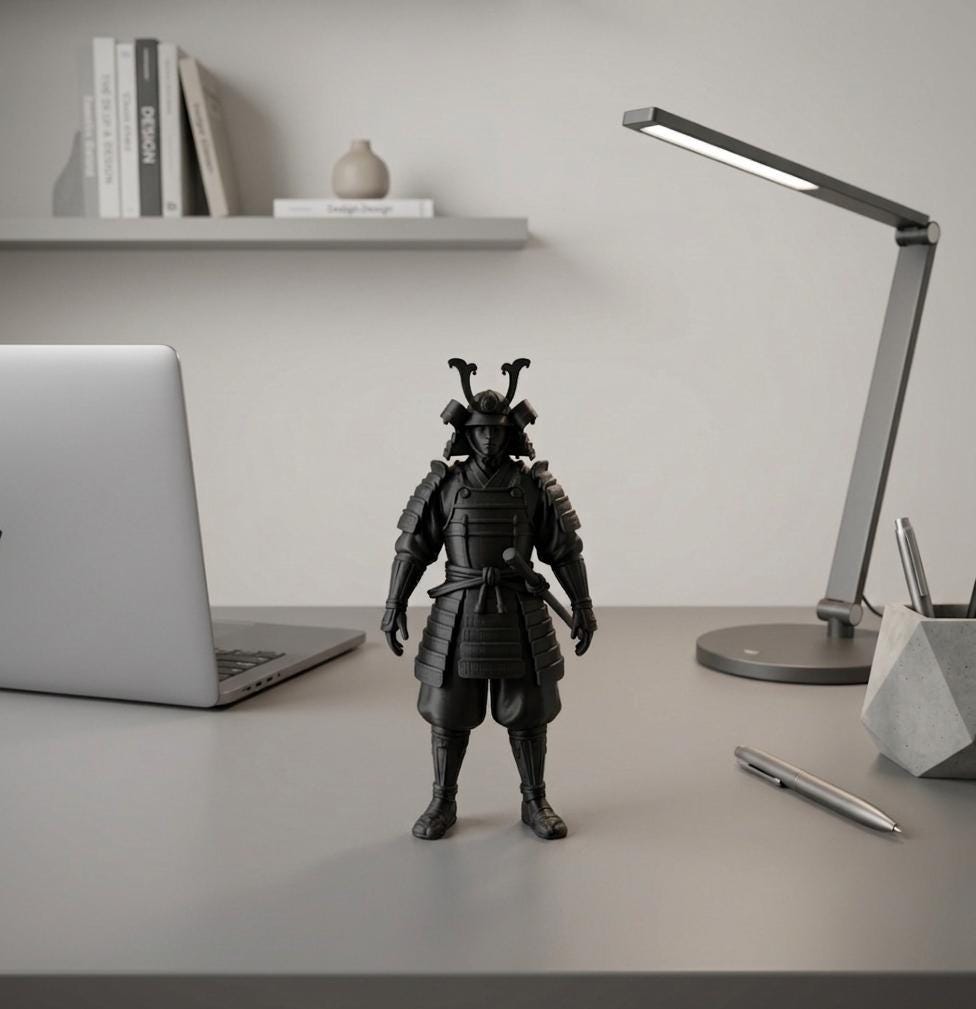 Samurai Warrior Statue