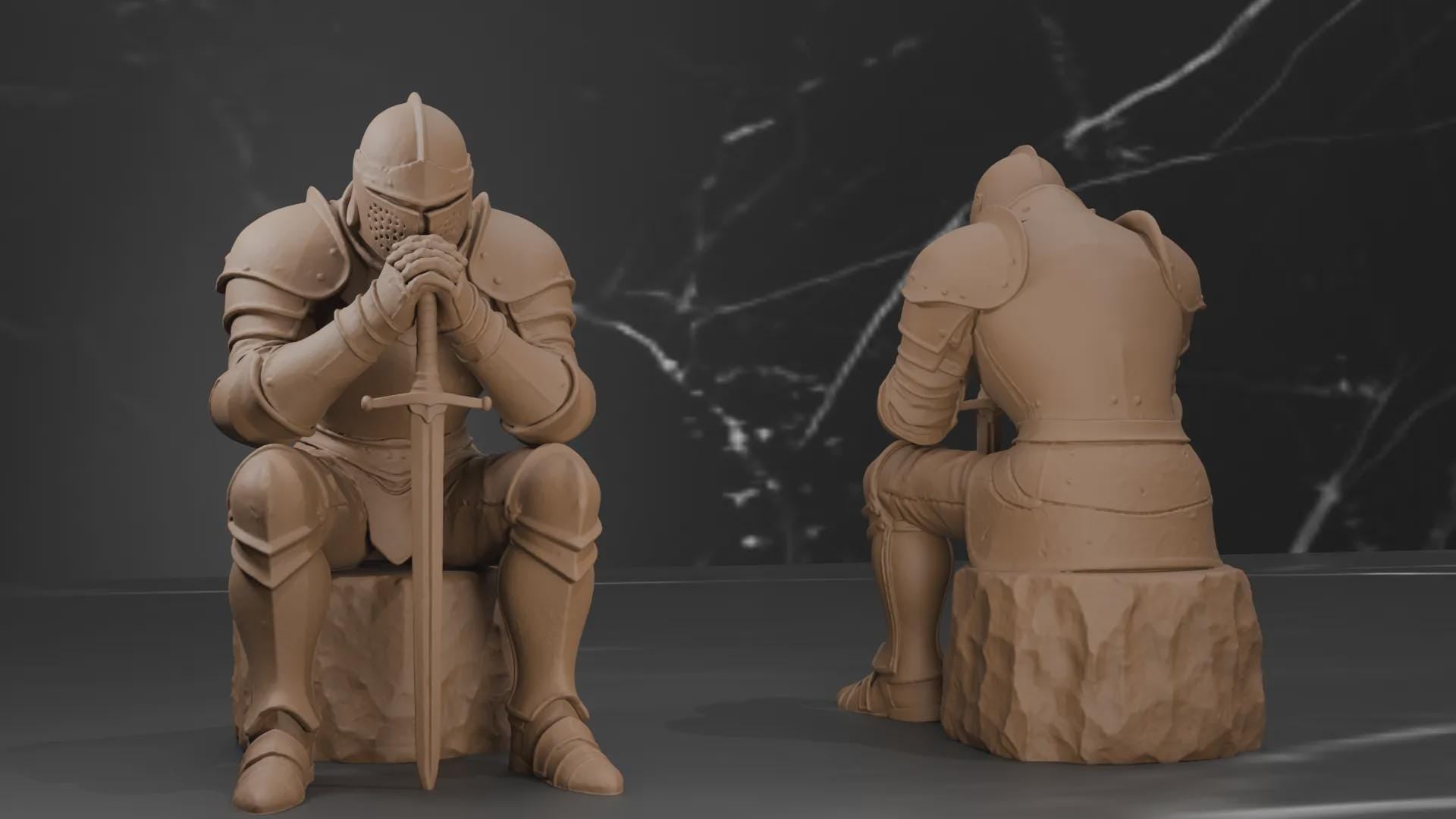 The Thoughtful Knight Statue