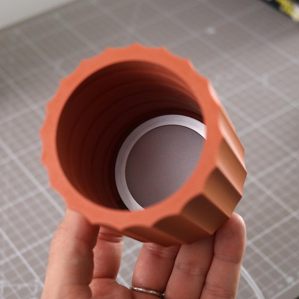 Fluted Portable Lamp