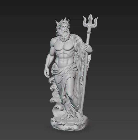 Poseidon Statue