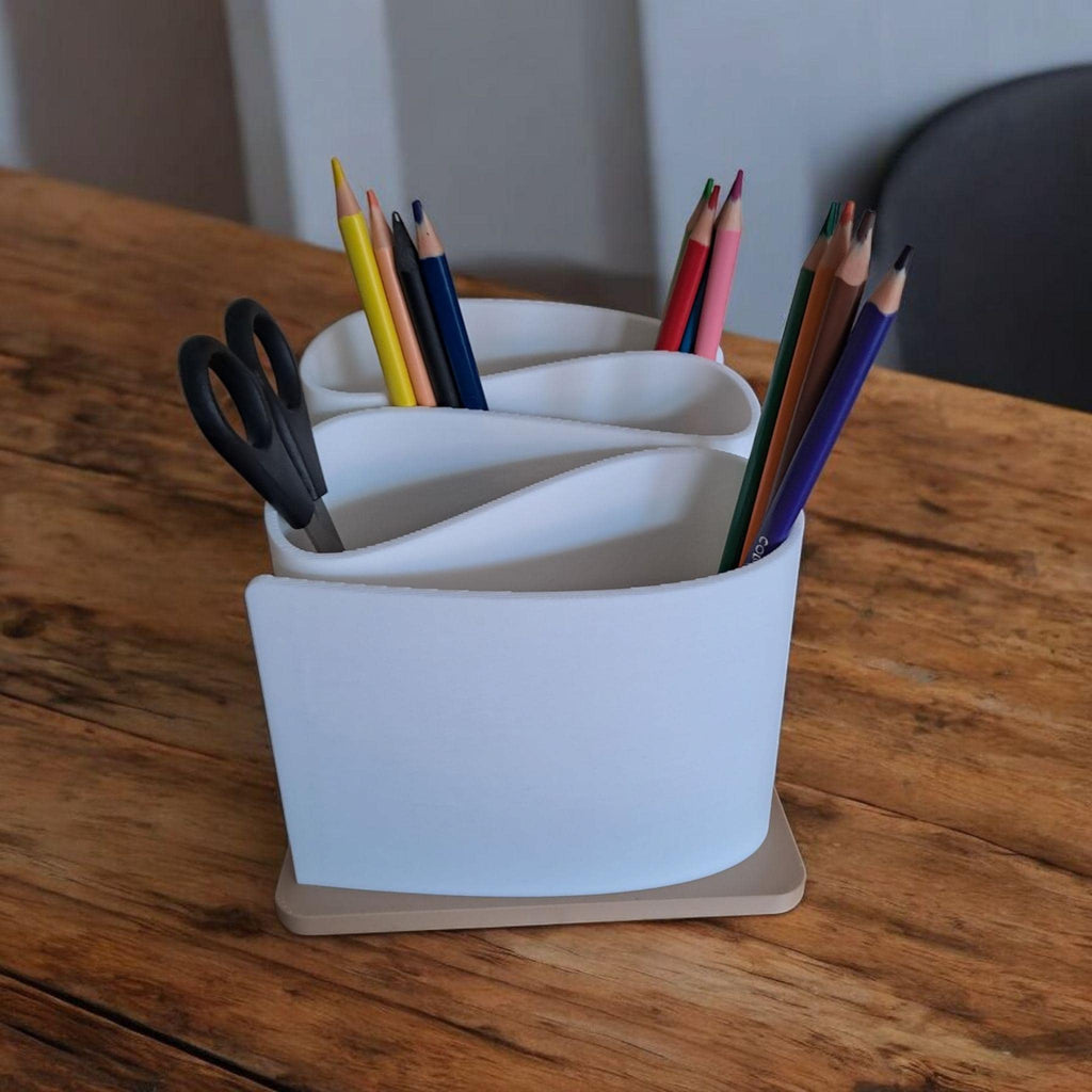 Modern Curved Desk Organizer