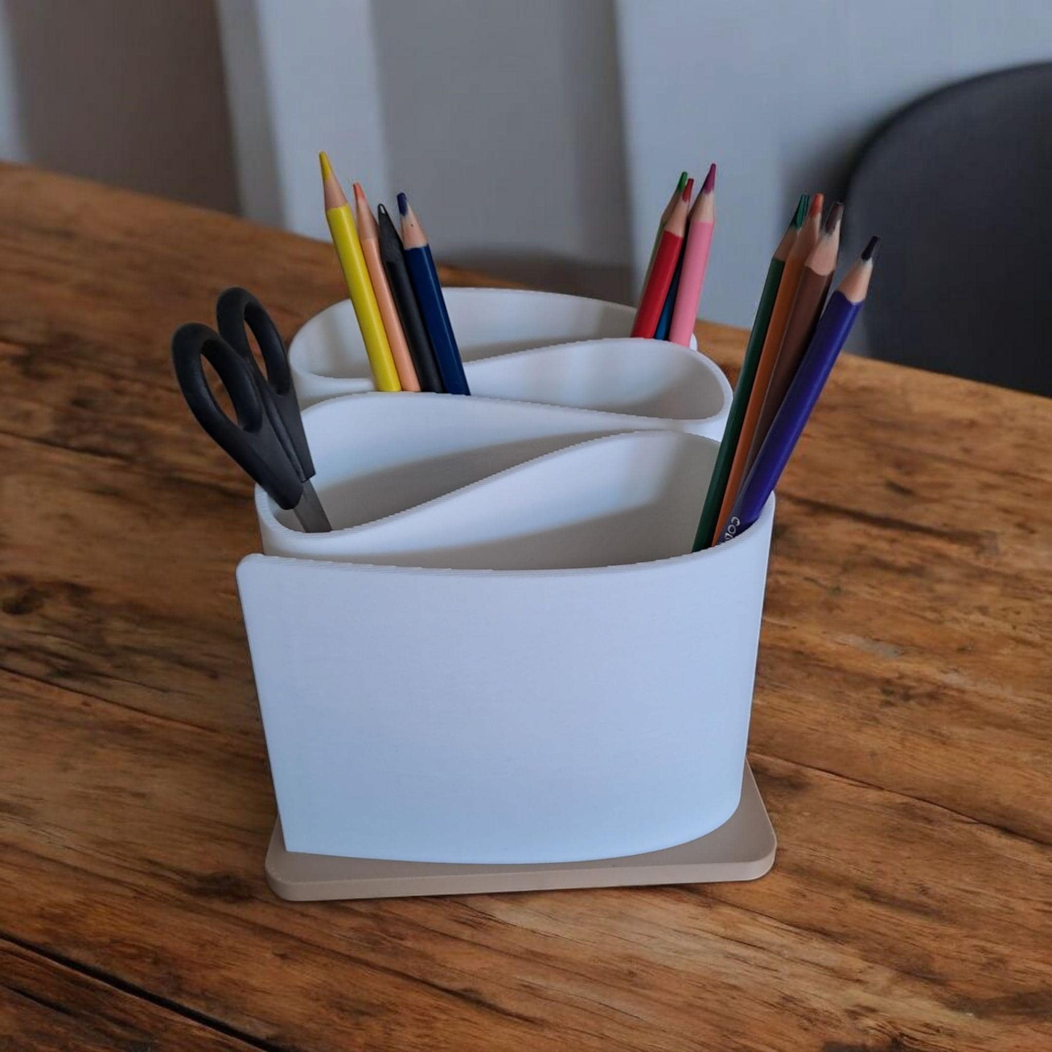 Modern Curved Desk Organizer