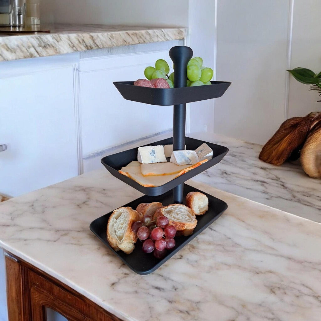 3-Tier Rectangular Serving Tray