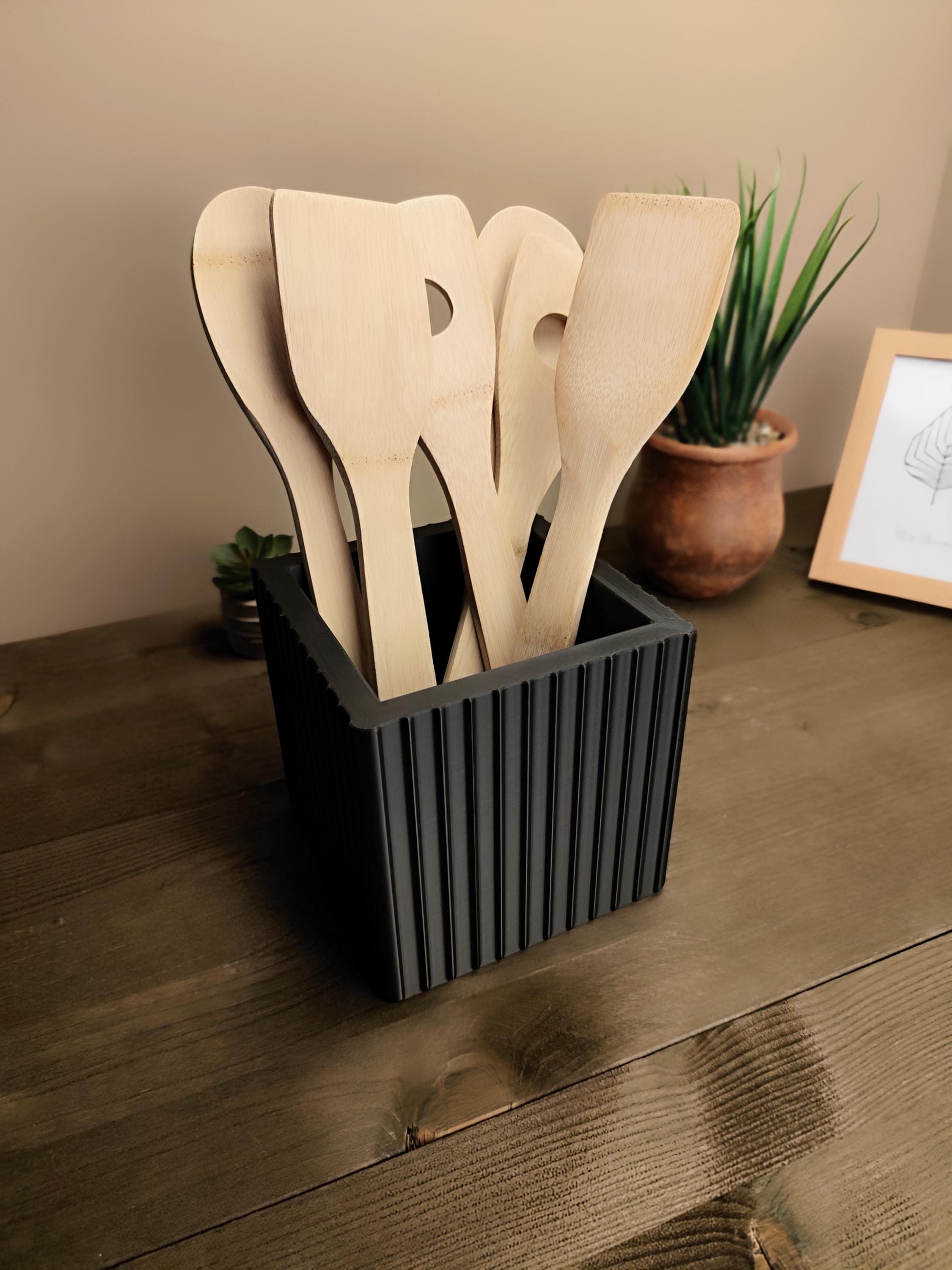Modern Square Utensil Holder