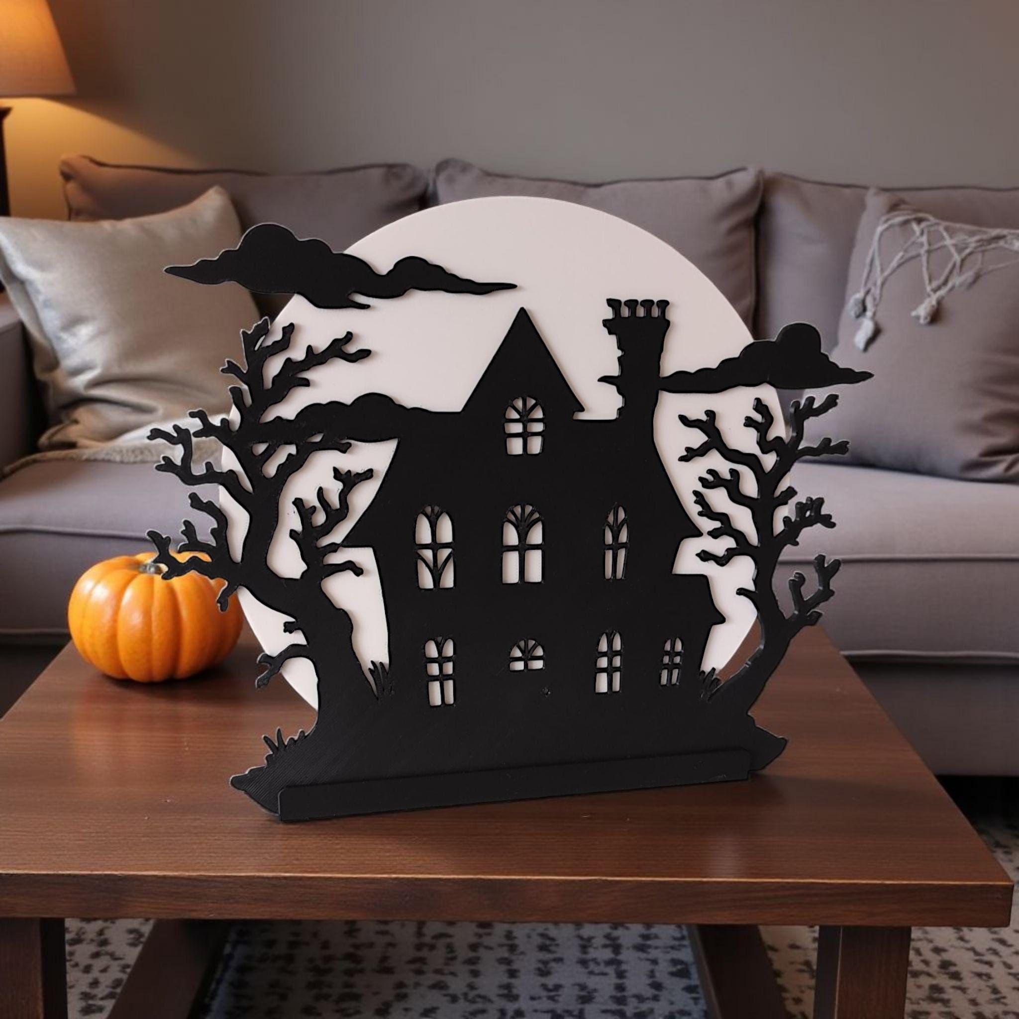 Spooky Hill House LED Tealight Holder