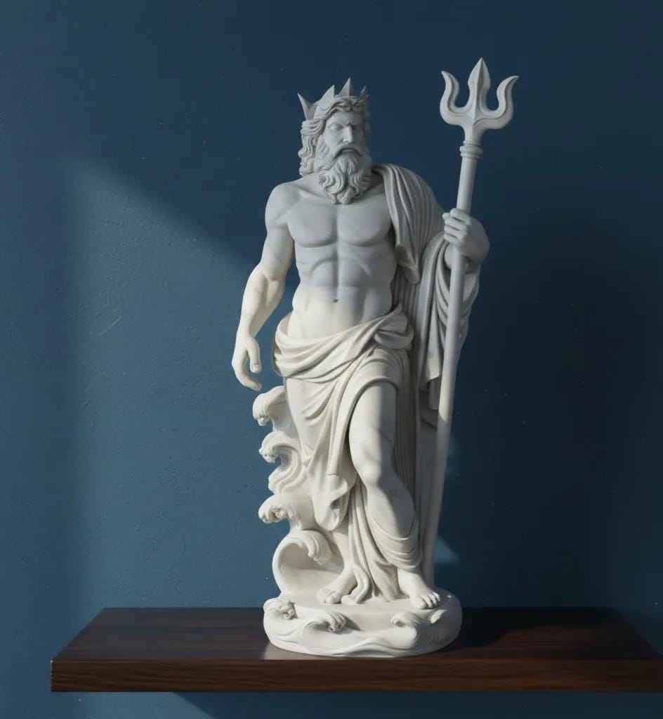 Poseidon Statue