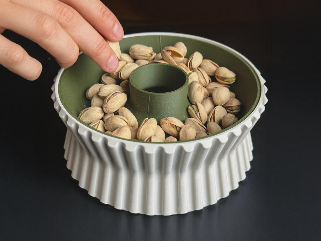 3D Printed Snack Bowl with Shell Holder