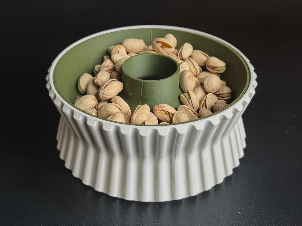 3D Printed Snack Bowl with Shell Holder