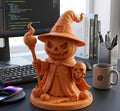 Pumpkin Warlock Statue