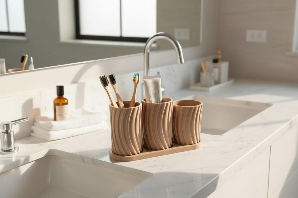 3D Printed Toothbrush Holder Set