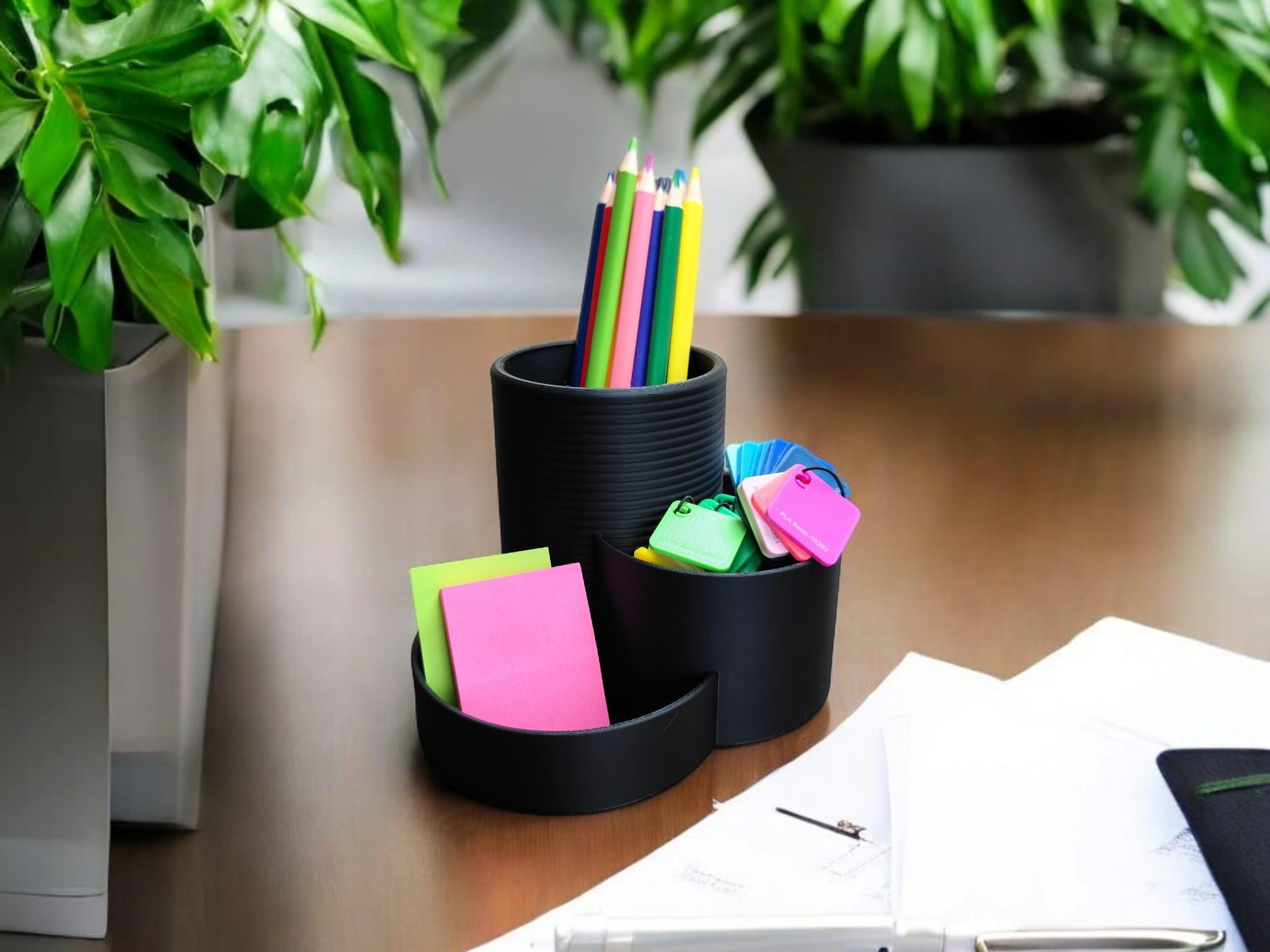 Desk Organizer "Three Cup"